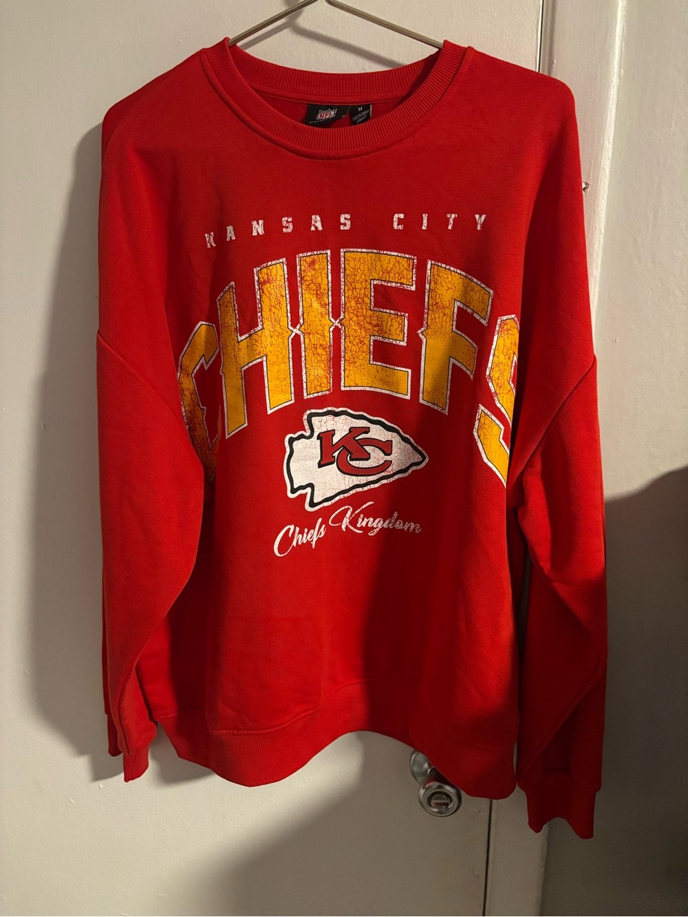 NFL Kansas City Chiefs Red Crewneck Sweatshirt Medium
(1049)